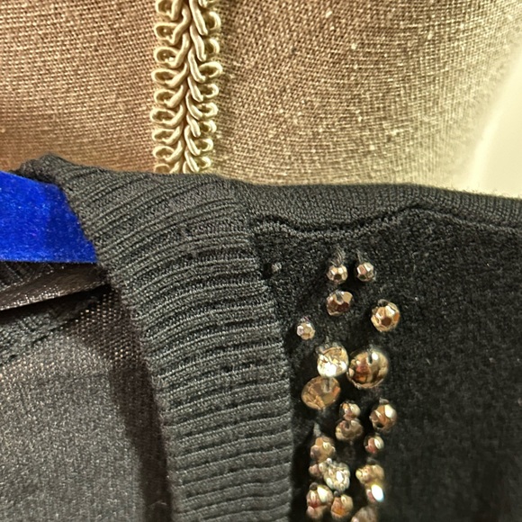 Torrid Cropped Cardigan - Embellished Black SZ 2X, NWT - Picture 5 of 11